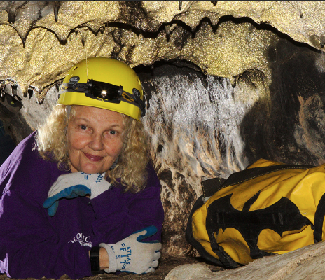 Diana Northup in cave